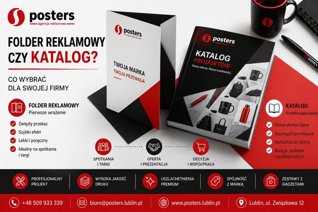 Folder reklamowy czy katalog – co wybrać dla swojej firmy