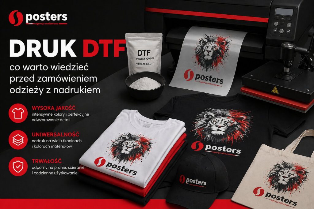 Druk DTF – co warto wiedzieć przed zamówieniem odzieży z nadrukiem