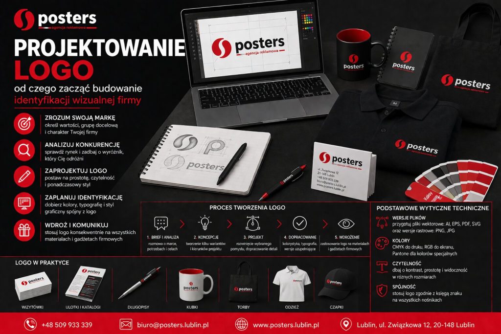 Projektowanie logo – od czego zacząć budowanie identyfikacji wizualnej firmy