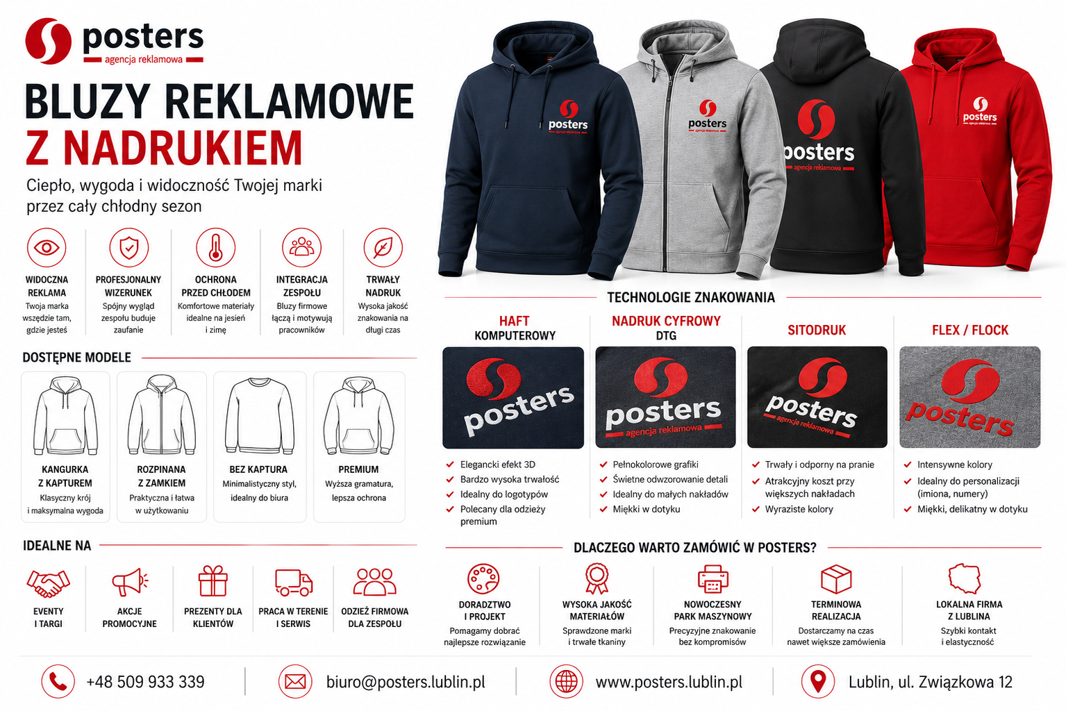 bluzy firmowe Posters
