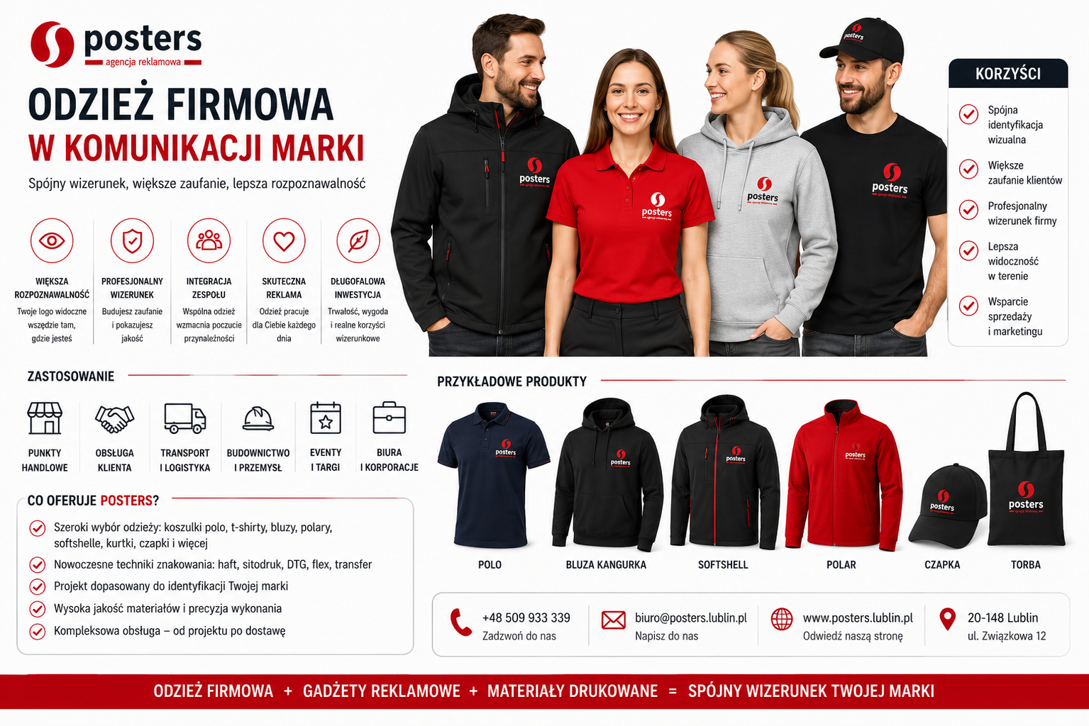 odzież firmowa Posters